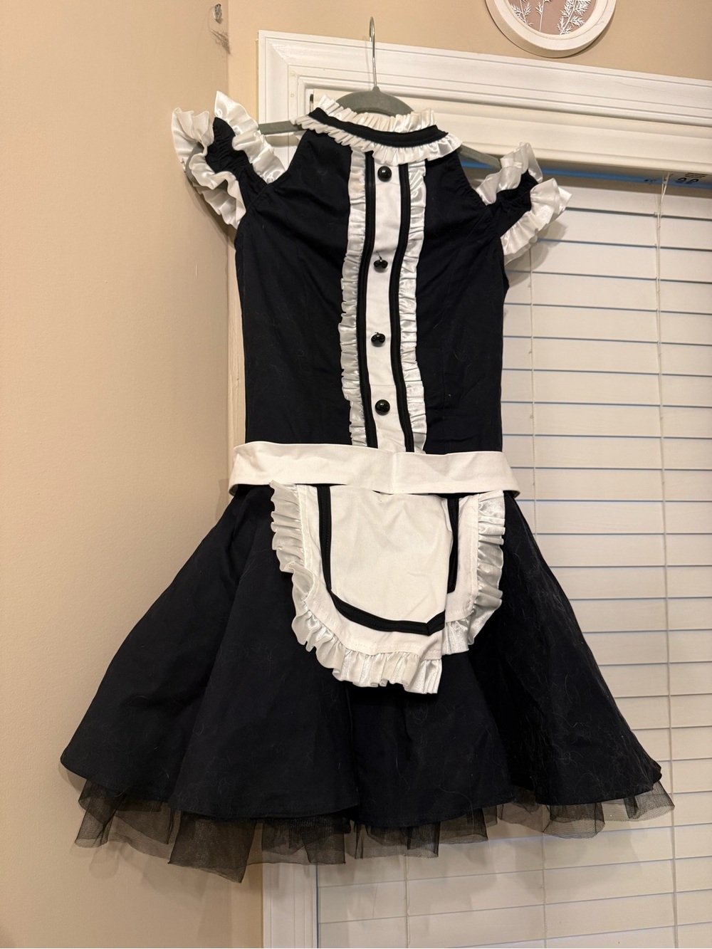 Weissman Black and White Ruffled Maid Costume for Kids